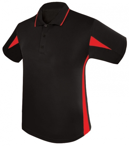 Black Red Allegro polo shirts