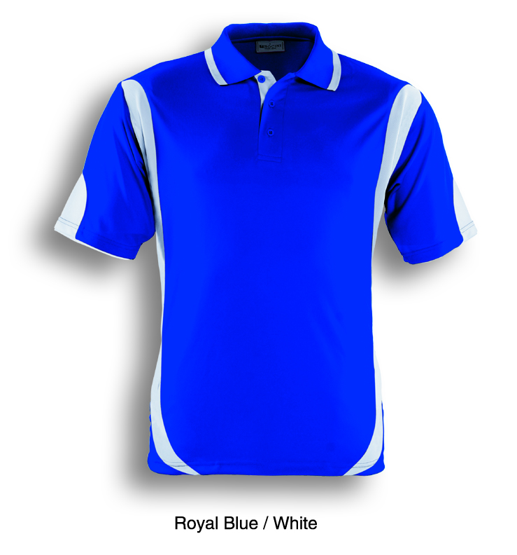 blue black and white polo shirt