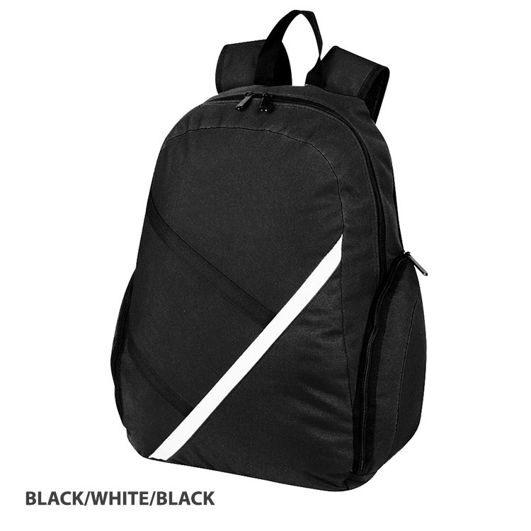 G1602/BE1602 - Precinct Backpack Black / White