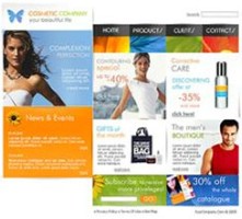 Click to Enlarge -  E-Commerce Web Site Templates Example Business