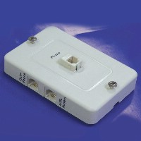 Australia, ADSL, ETSI/T.. DSL018 2+ ADSL CLIPOVER WALLPLATE TE