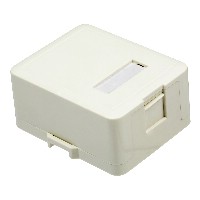 Australia, Data + Commu.. SURFACE MOUNT BOX SINGLE WITH SHUTTER TE