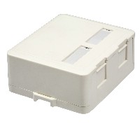 Australia, Data + Commu.. SURFACE MOUNT BOX DUAL WITH SHUTTER TE