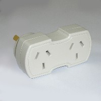 Australia, Power Produc.. DOUBLE ADAPTORS - RIGHT TE