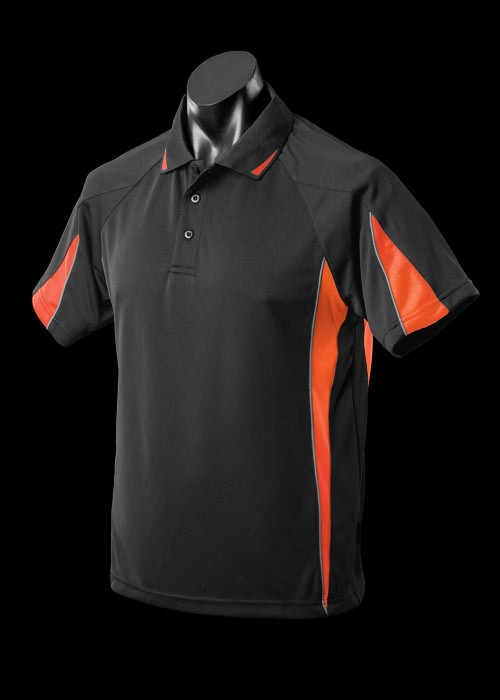 black polo work shirts