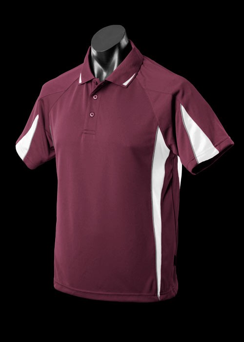 maroon polo shirt combination