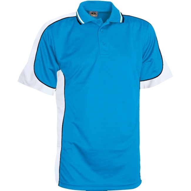 cooldry contrast polo shirt