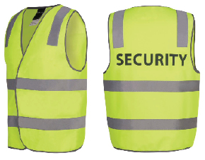 Printed Security Safet Vest