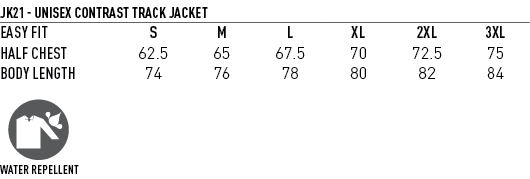 adult size chart