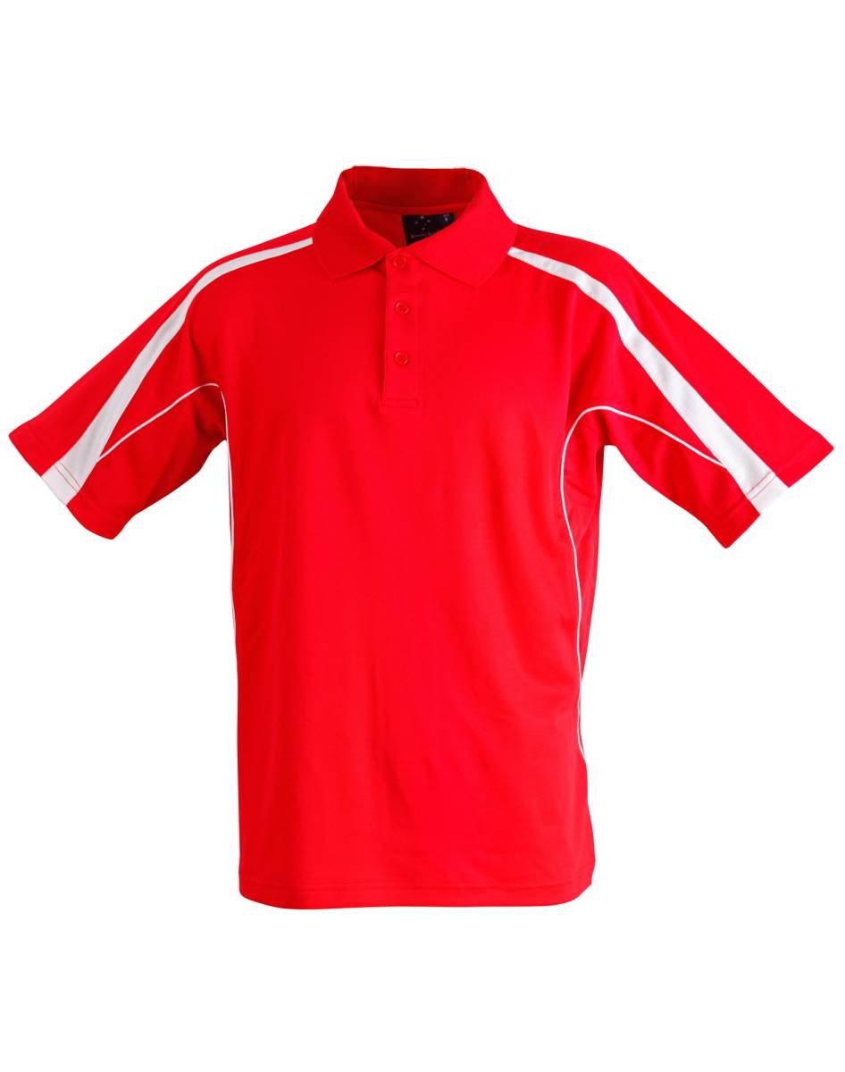 Red White Legend Polo shirt Cool Dry 