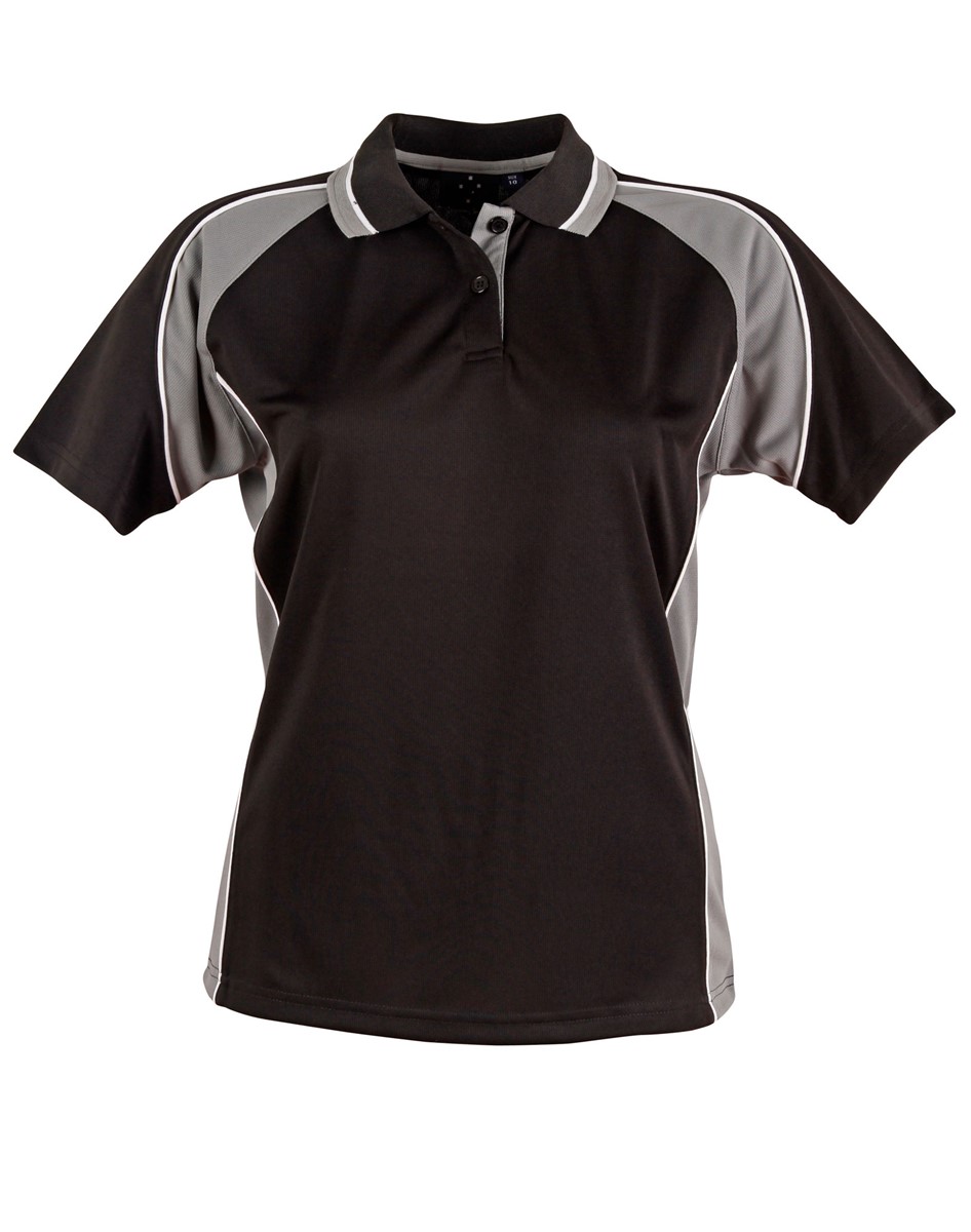 Black Ash Mascot Polo shirt, cool dry breathable