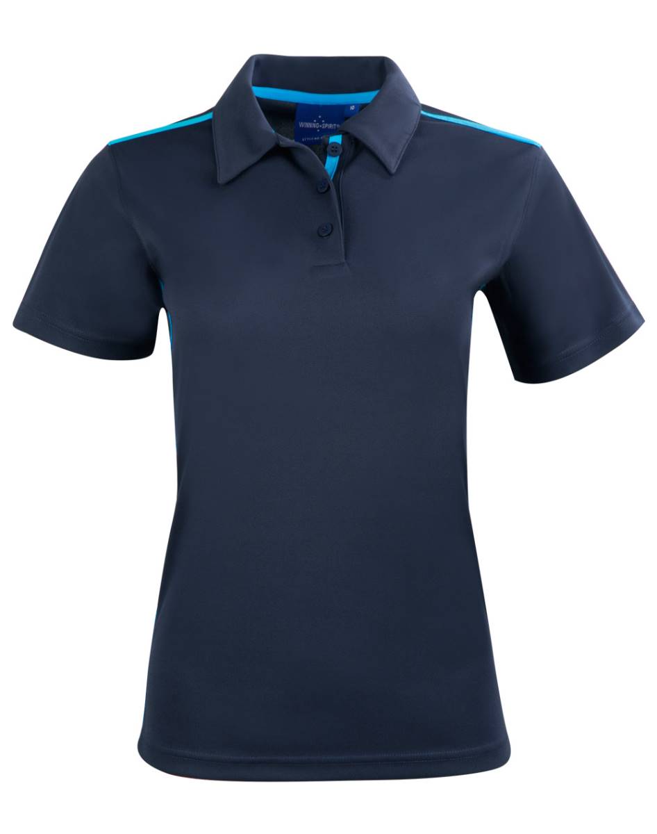 Navy / Cyan  PS83 Staten Polo Shirt