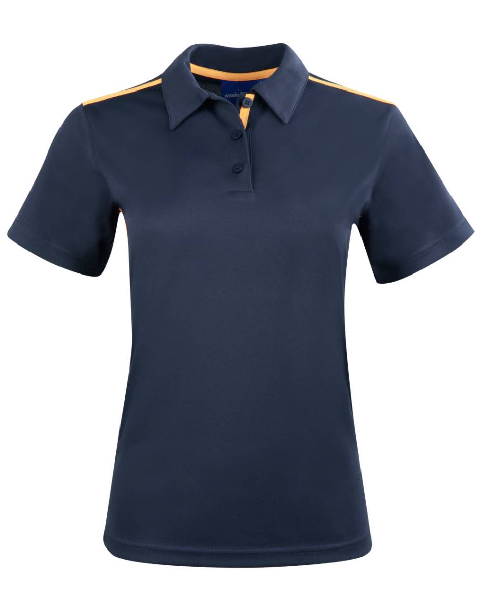 Navy / Gold  PS83 Staten Polo Shirt