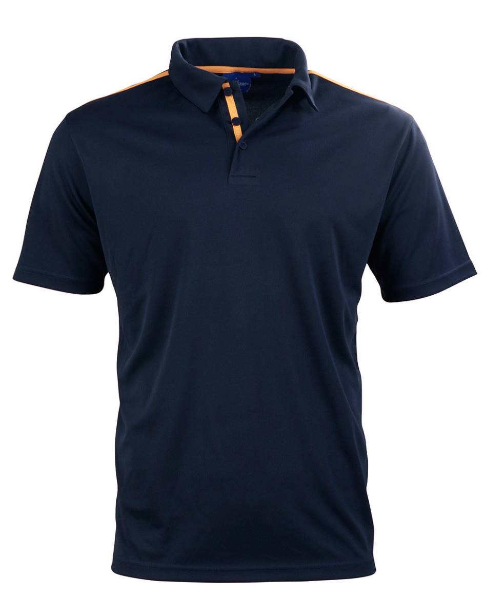 Navy / Gold  PS83 Staten Polo Shirt