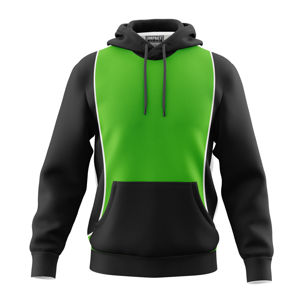 SAM  Lime / Black  Sublimated Custom made Pullover Hoodie