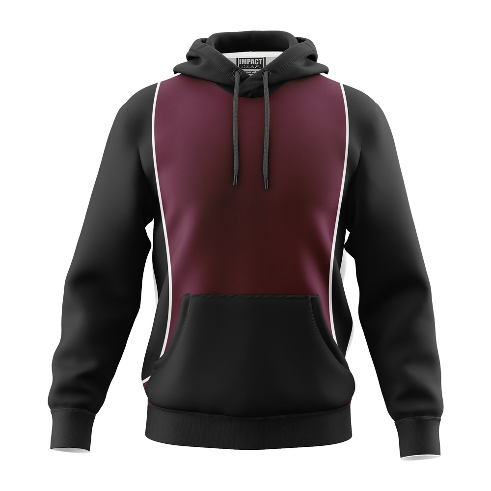 SAM  Marron / Black  Sublimated Pullover Hoodie