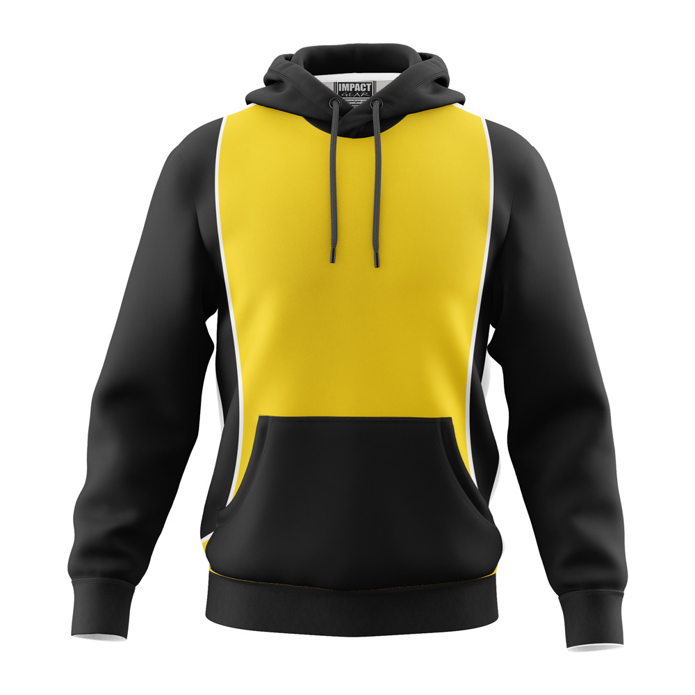 SAM Yellow / Black Sublimated Hoodie Fleecy