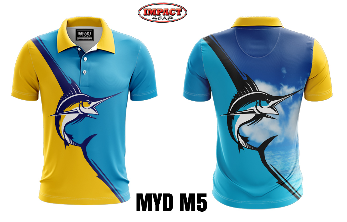 Marlin design Sublimated Shirt, Custom made,