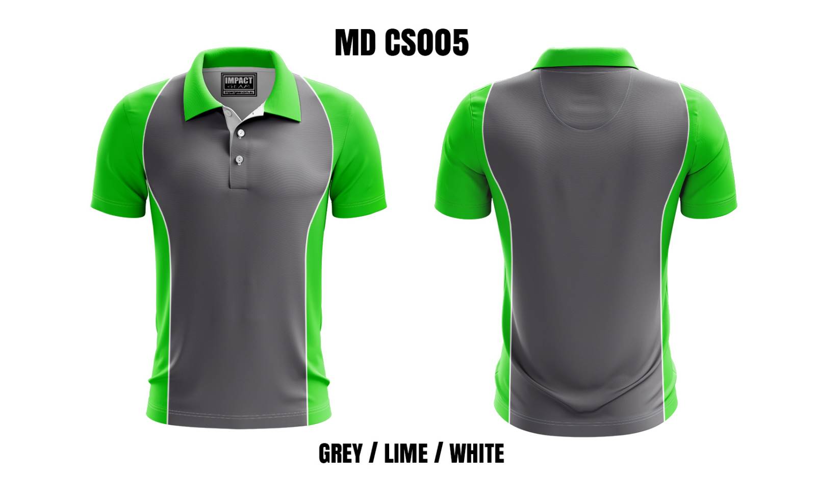 polo shirt design green and white