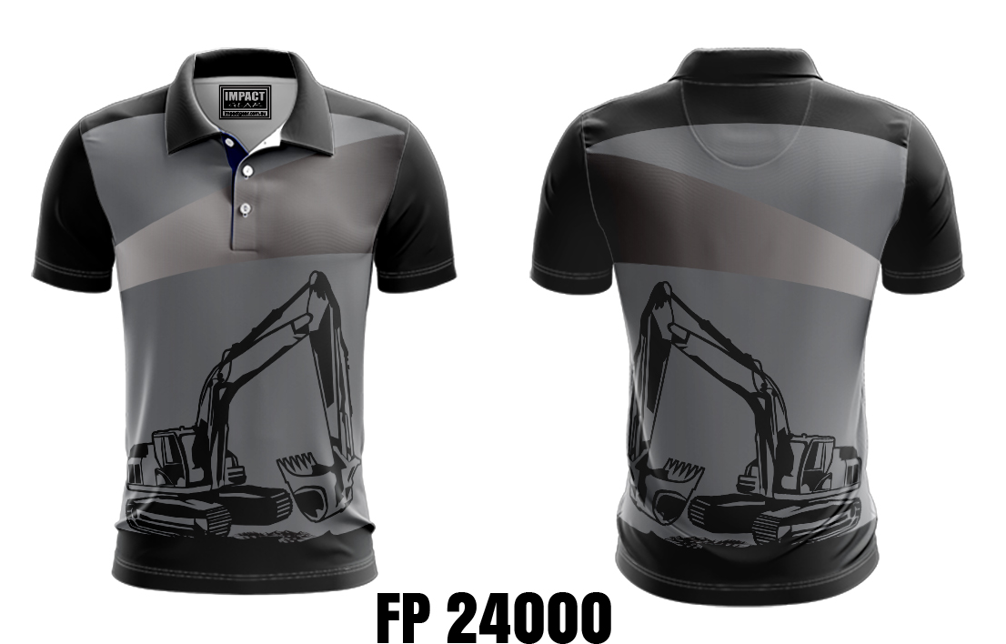 FP 24000 Digger Custom made Sublimated Polo shirt, Impact gear