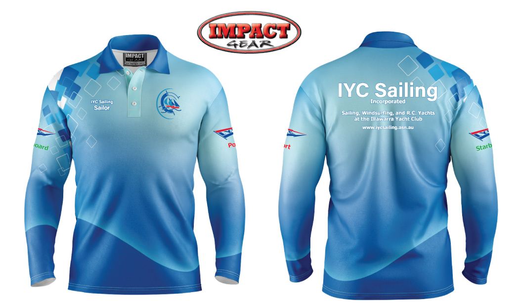 Custom Design Sublimated Polo shirt Long Sleeve Impact gear