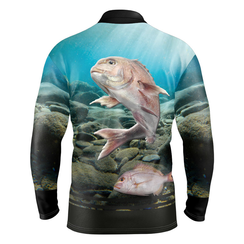 Fishing Design Snapper Polo shirt , Micro Mesh Cool Dry Sublimated