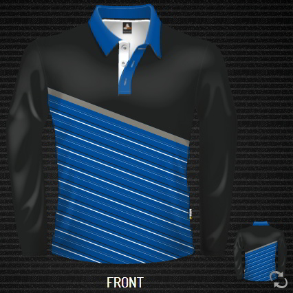 Winner LS Dye Sublimated Long Sleeve Polo shirts