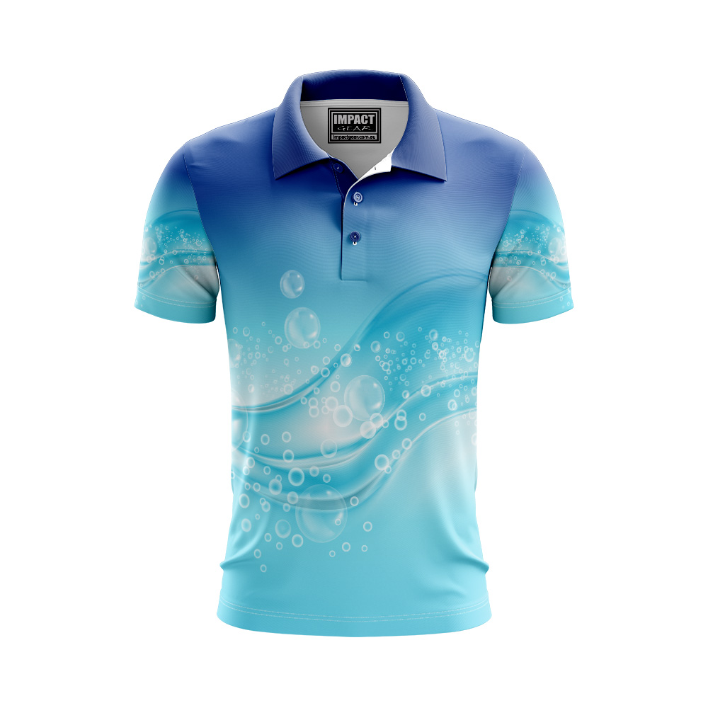 Bubbles 1658 Sublimated Polo shirt, add your logo