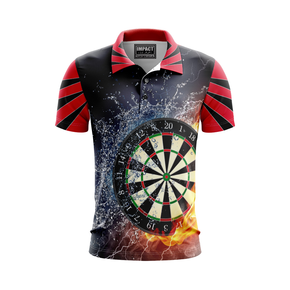 FP DARTS Design Sublimated Polo shirts, add your logo, custom made, australia