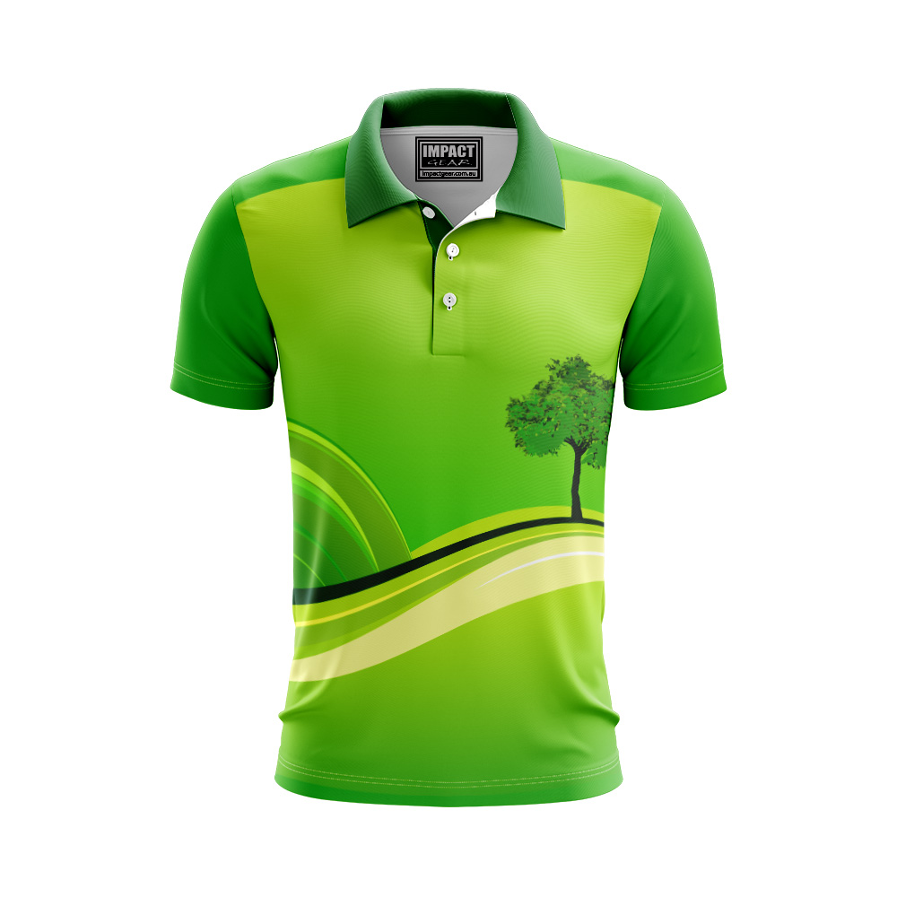 Green Hills Fully sublimated Custommade Polo shirt