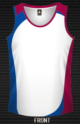 Sublimated Singlet , Arrow, DYO, Custom made, Cool Dry