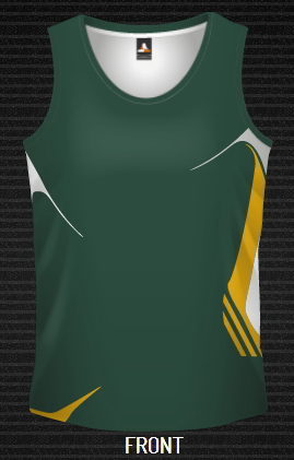 dYE Sublimated Aussie Singlet, CUSTOM MADE