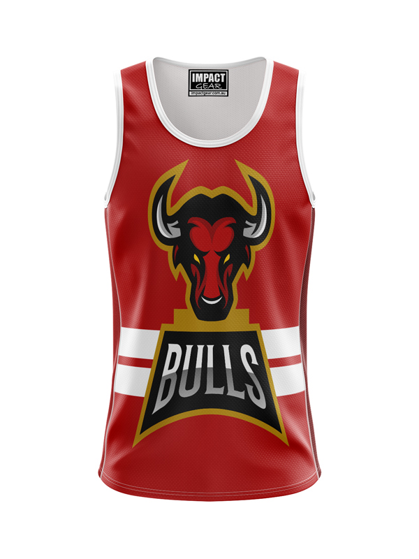 Fully Dye Sublimated Singlet BULLS