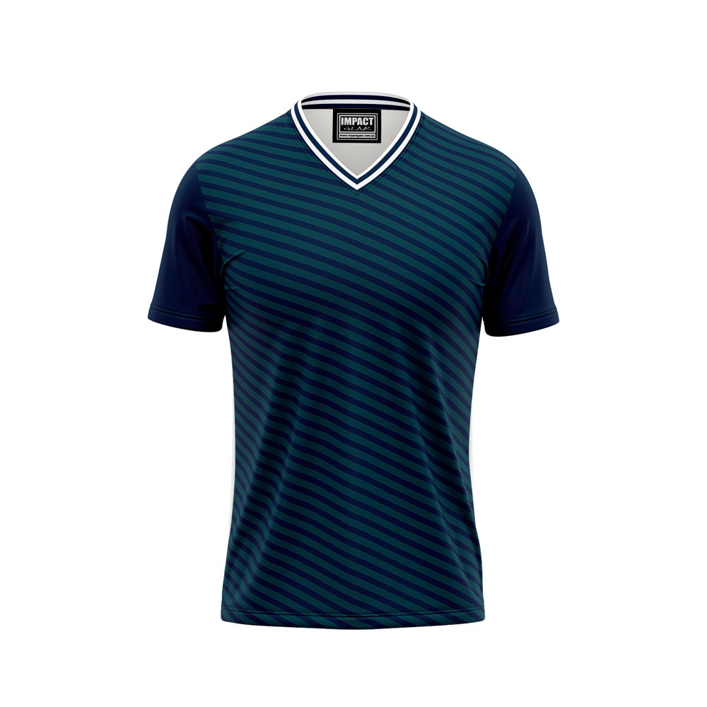 BB Stripe V Neck Sublimated T-shirt