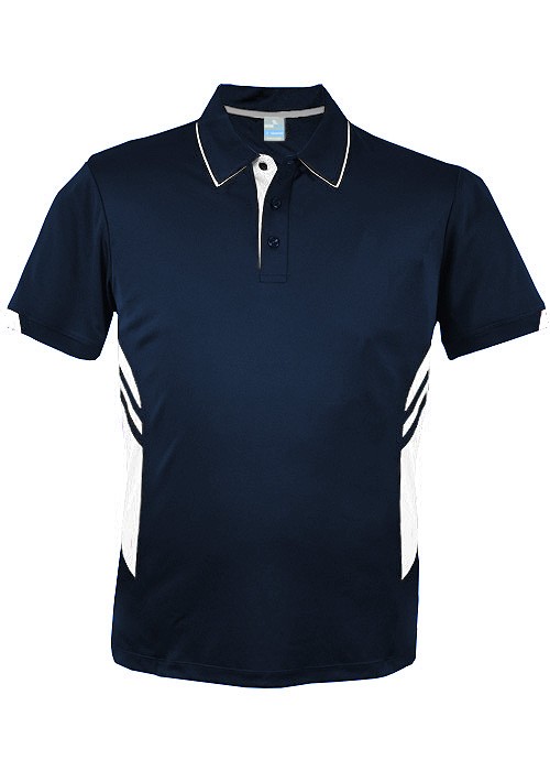 Navy / White Tasman Polo shirt