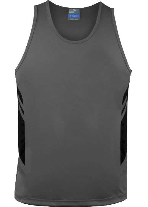 Tasman Singlet Ash / Black