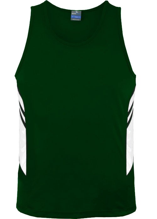 Bottle / White Tasman Singlet