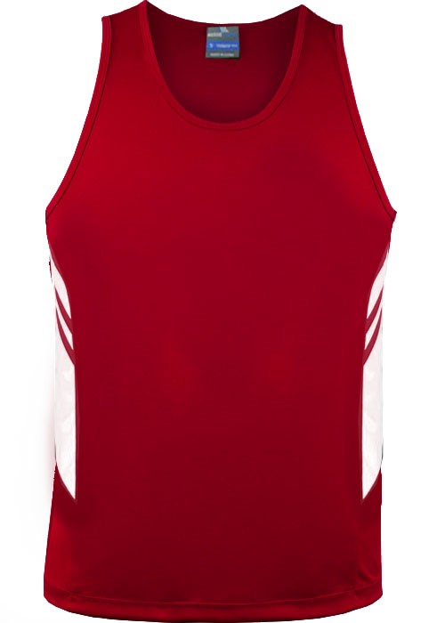 Red / White Taman Singlet