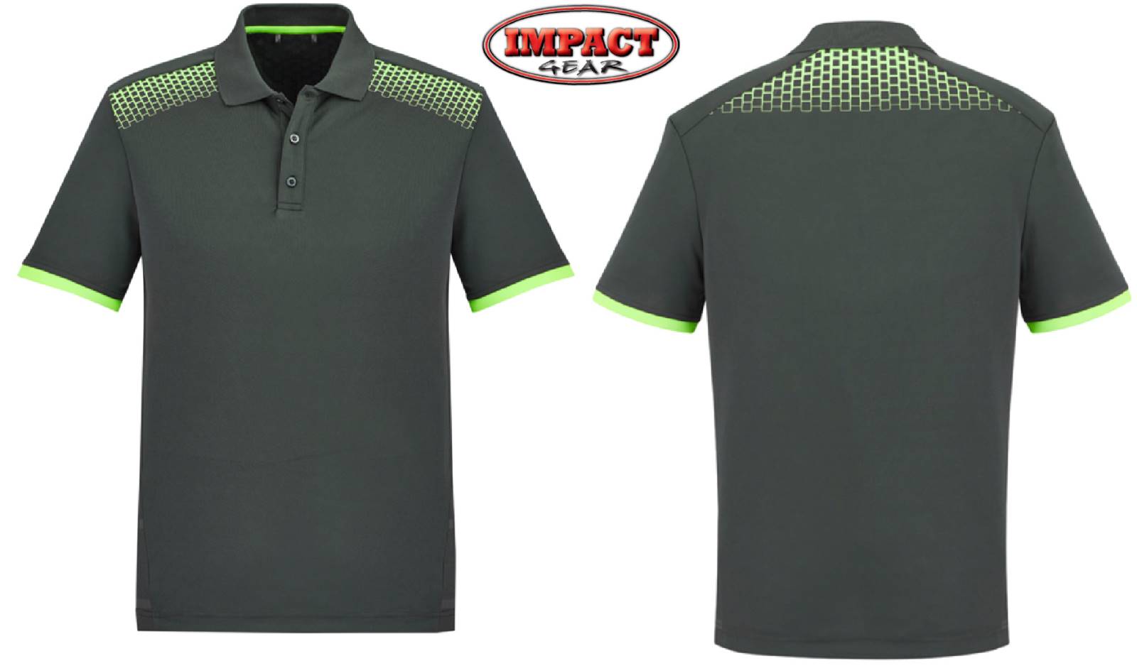 Grey FL Lime Galaxy Polo shirt