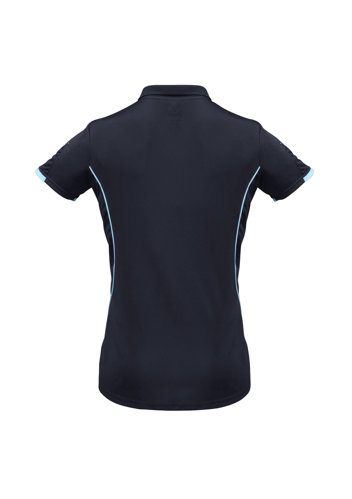 back Navy Sky Razor Polo