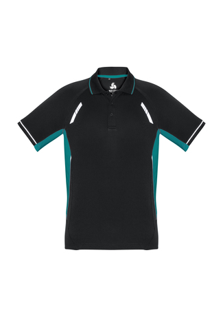 Renegade  polo shirt Black / Teal