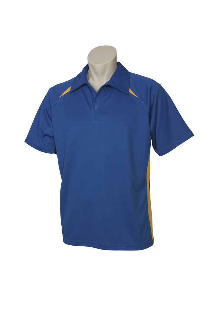 Splice  Polo Shirt Royal Gold