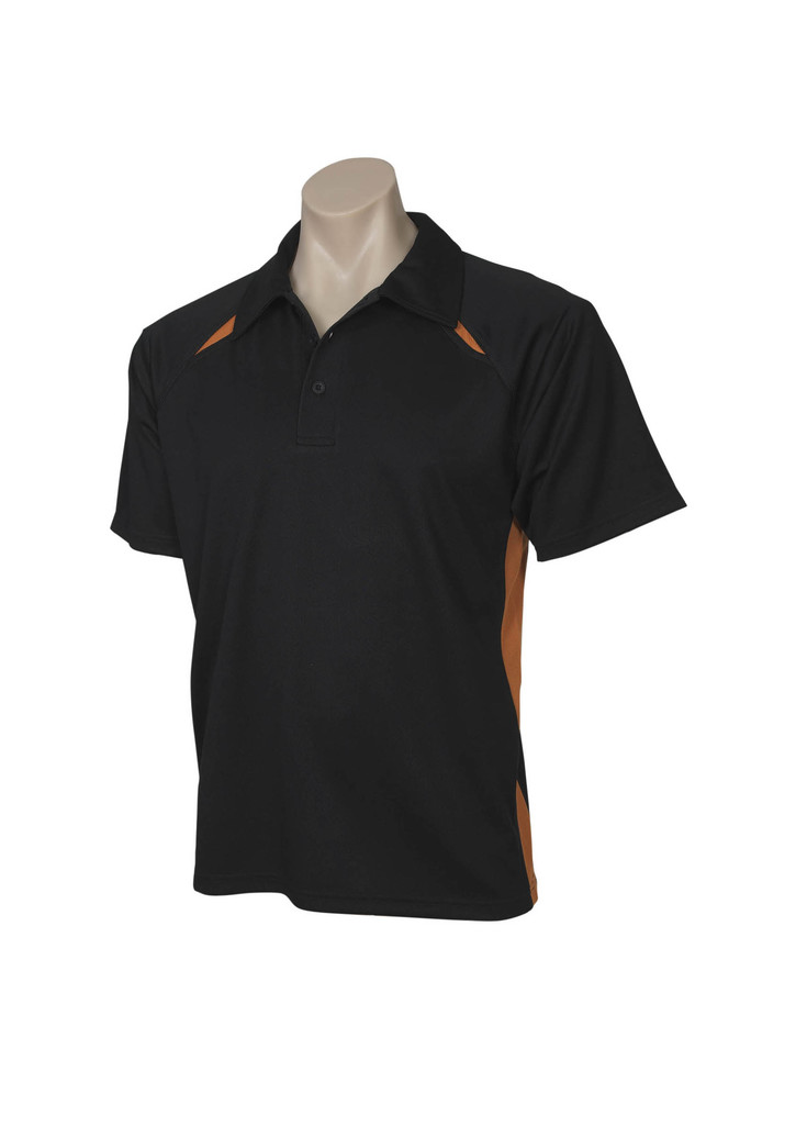 Black Orange Splicel Polo shirt