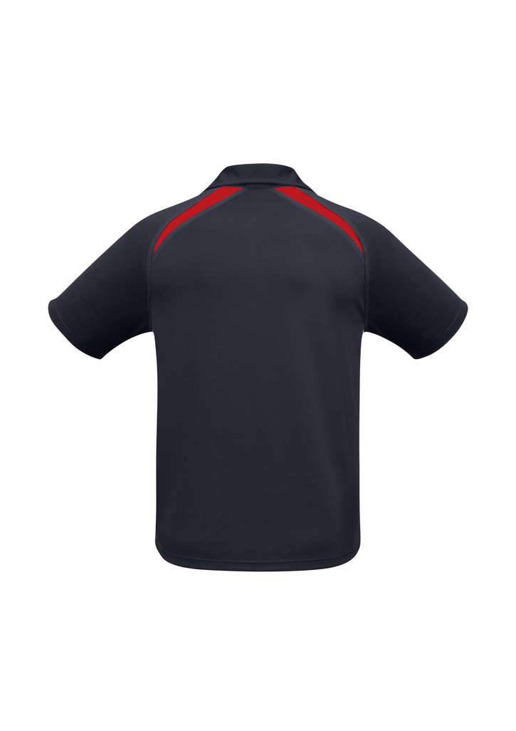 Description of photo hereNavy Red Splice Polo BACK