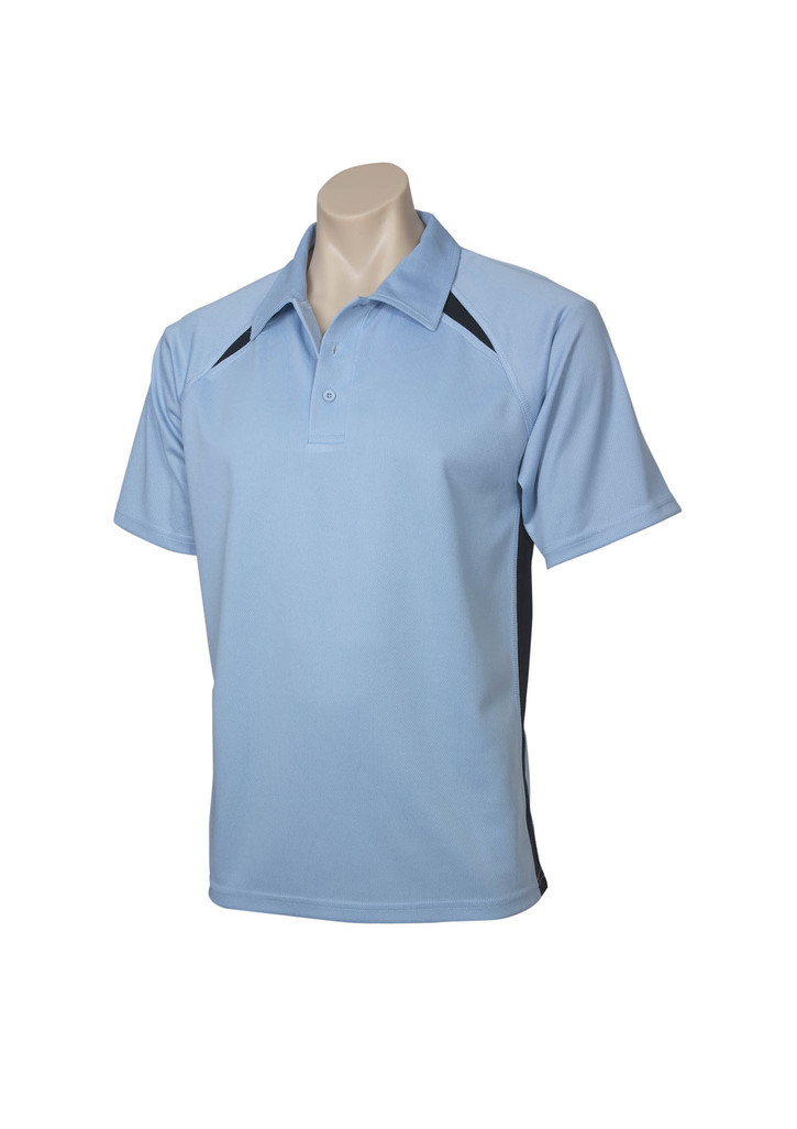 Sky Navy Splice  Polo shirts Mens Kids sizes