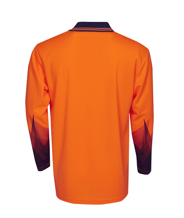 P68 Orange / Navy  back