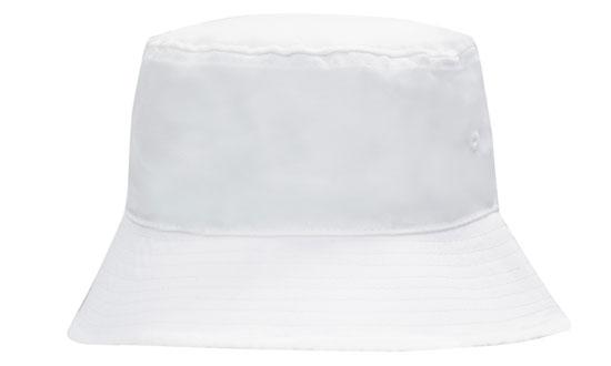 4107 White Bucket Hat