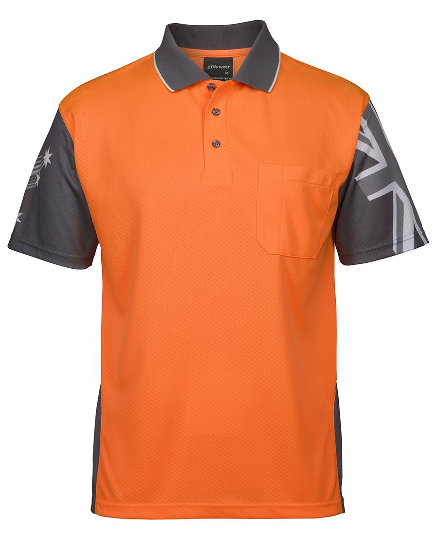 HORT Sleeve South Cross Hi Vis Polo shirt