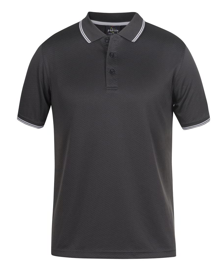 gUN mETAL wHITE  Jbs Jaquard Cool Dry  Polo shirt