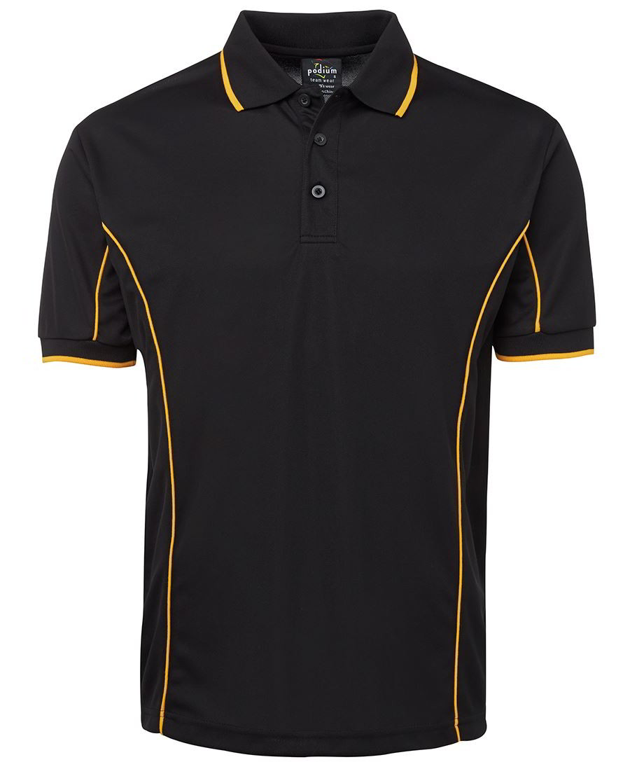 JB’S Piping  Polo shirts Black Gold